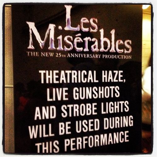 Les miserables 25th anniversary orpheum theatre